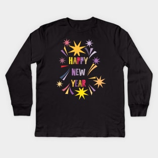 Happy New Year 01 Kids Long Sleeve T-Shirt